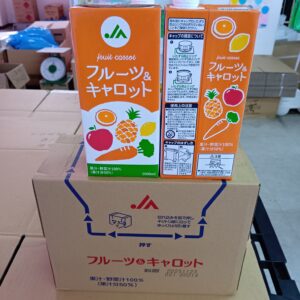 (常温）フルーツ＆キャロット６L（１L×６本入り）２ケース迄
