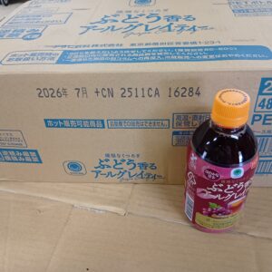(常温品）ぶどうが香るアールグレイティ（480ｍｌ×24本）